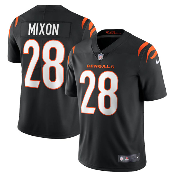 Youth Cincinnati Bengals #28 Joe Mixon New Black NFL Vapor Untouchable Limited Stitched Jersey